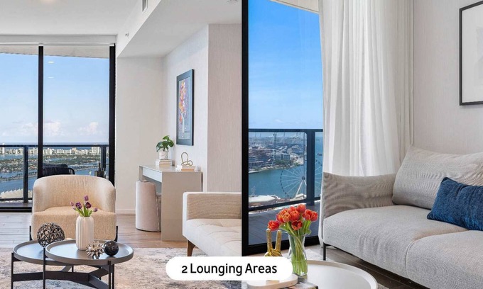 Downtown Miami Apartment | Oceanfront Group Stay: 4BR in Downtown Miami