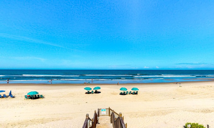 Buck Island House | Oceanfront home with private pool, hot tub, elevator & outdoor pool access