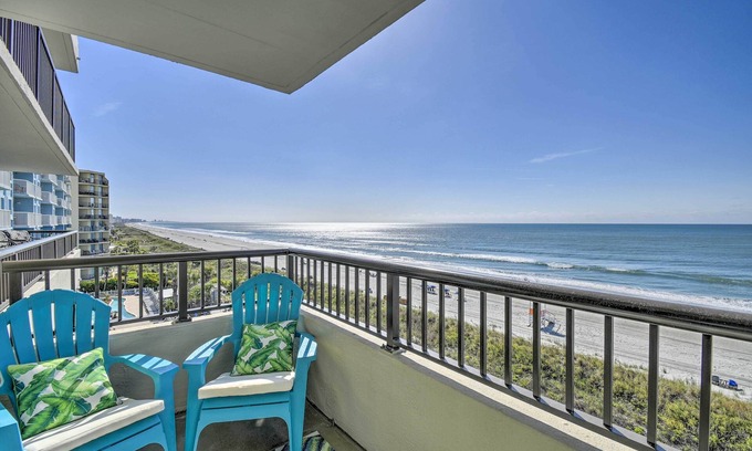 Windy Hill Condo | Oceanfront Oasis in North Myrtle Beach