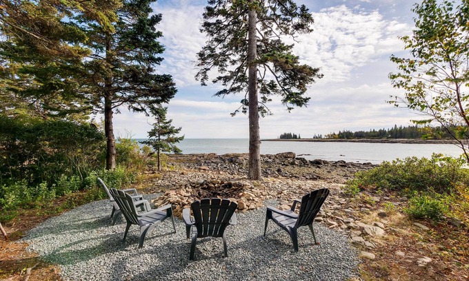 Prospect Harbor House | Oceanfront Prospect Harbor House w/ Deck, View