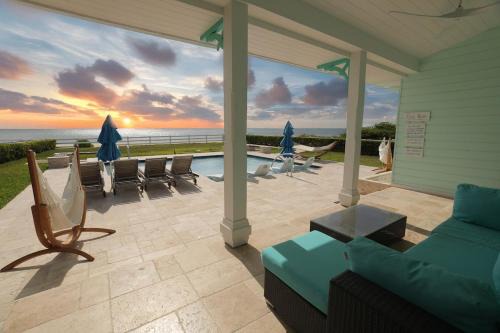 Cockburn Town Villa | Oceanfront Resort-Style Oasis -Private Pool & Car