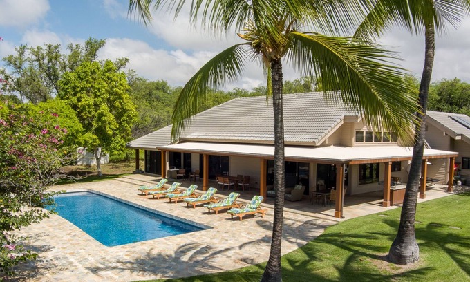 Kamuela House | Oceanview Estate w/ Pool/Spa, Tennis Court, Fitness Pavilion & AC: Olomana Hale