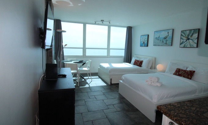 Mid Beach Condo | Oceanview Studio 1634 at Castle Beach Club – Pool, Beach Access, Valet Parking, Gym & More!