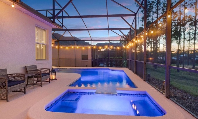 Florida Pines House | Ohana Villa Florida - Spacious 5-bedroom house w/Pool, PS5 & Close to Parks!