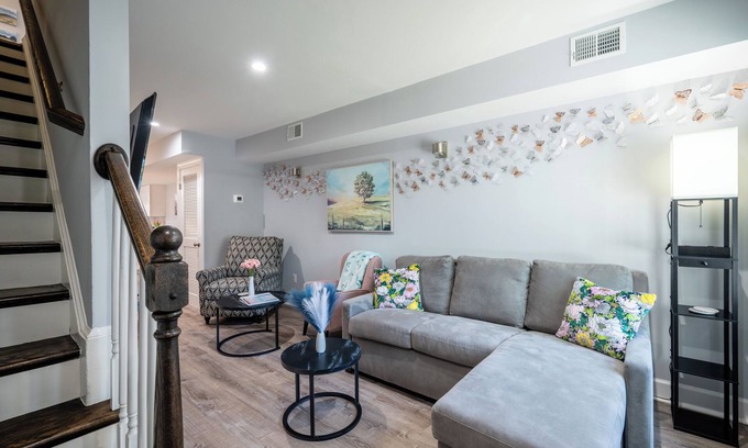 Old Town West House | Old Town Off Street Parking 98% Walk Score Fenced Yard Townhome