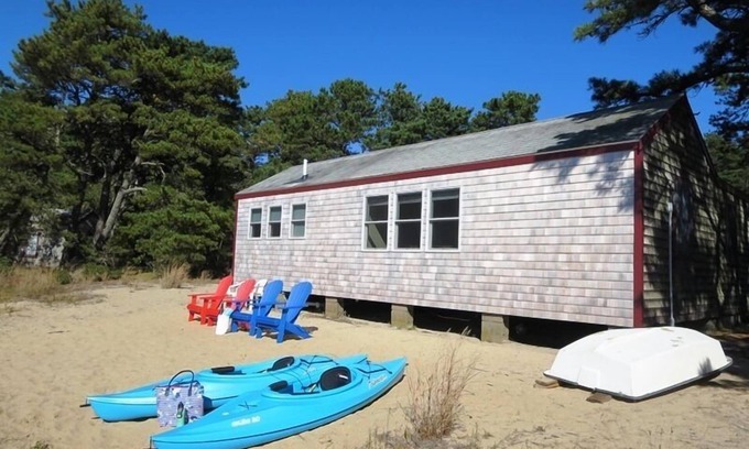 Chatham Cottage | On Goose Pond Pet Friendly Wifi Water Views Private