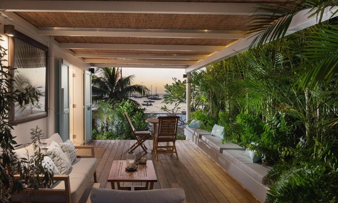 Corossol House | On the Beach , in Saint Barth. Mellow Mood Villa