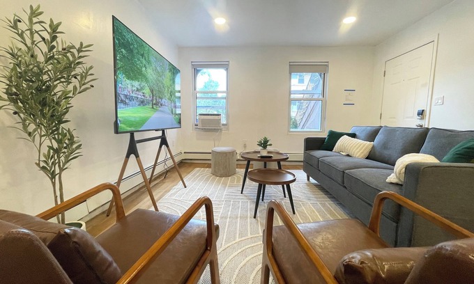 Harsimus Cove Apartment | One Hamilton Essentials - 3 Bed 2 Bath First Floor Apt Mins to NYC