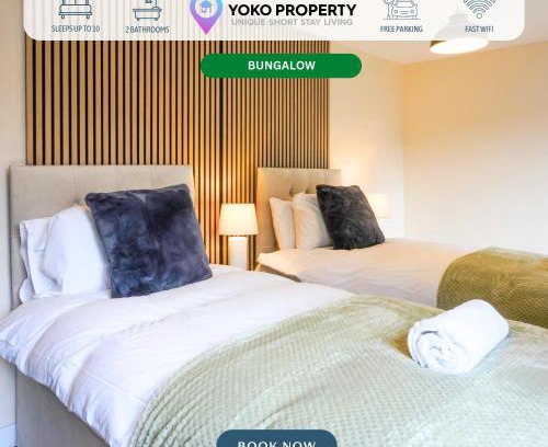 Great Billing House | Orchard Bungalow - Sleeps 10 - Close to Town Centre - Free Parking, Pool Table, Fast Wi-Fi and Smart TV with Netflix by Yoko Property