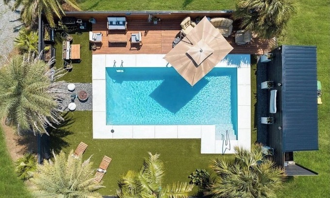 Panama City House | Organically Designed Spacious Home w/a Resort Style Heated Pool & Private Dock