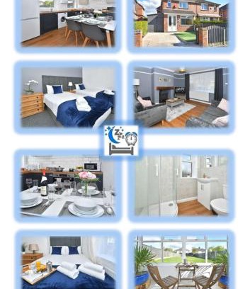 Crewe House | Orion House - sleeps 6, driveway, garden