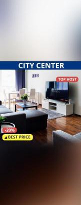 Oulu Apartment | Oulu city center 4-room apartment Parking