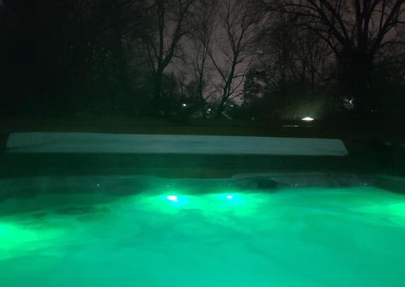 Lansing House | Outdoor Hot Tub and Cozy King Bed
