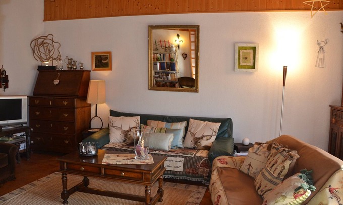St. Luc Apartment | Outside : Apartment for 4-6 people, balcony with beautiful view -Inside : 65 sqm, living with , dine