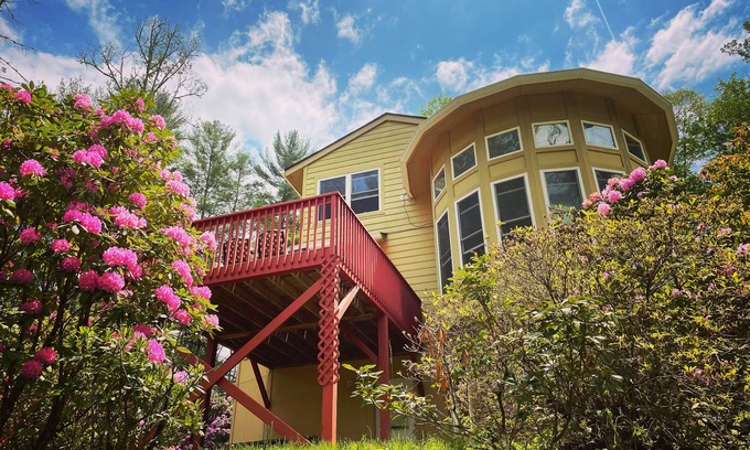 Mars Hill House | Owl’s Nest Treetop Oasis - 25 to AVL