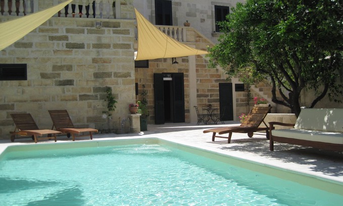 Poggiardo Villa | PALAZZO UMBERTO near SEA of Otranto- salt pool - rural big garden free parking
