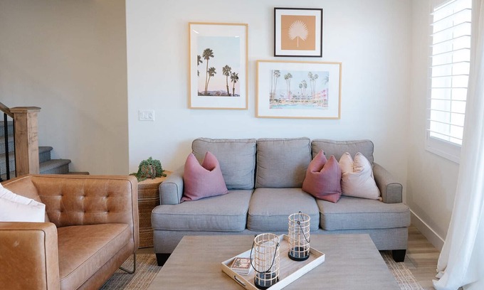 Washington Fields House | Palm Springs Heaven With Fire Pit and Game Table | Modern Desert Gem Townhome with Pool
