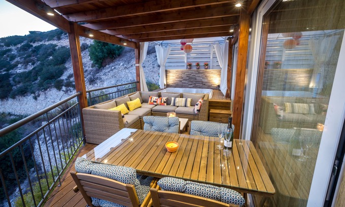 Pegeia House | Panorama Edge villa (Luxury modular villa with spa Jacuzzi)