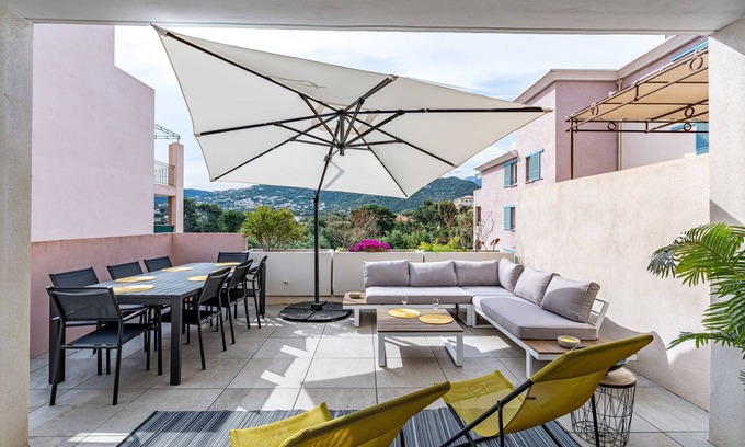 L'Ile-Rousse Apartment | Paoli - Appt moderne avec grande terrasse