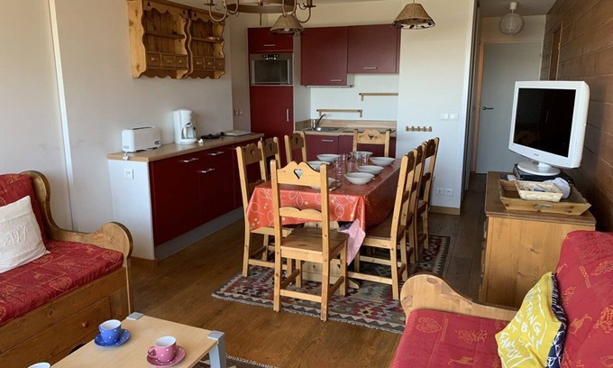 Plan Peisey Apartment | Paradiski ski in ski out plan peisey