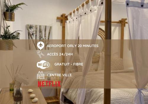 La Ville-du-Bois Apartment | PARENTHESE LOVE - Bali Mon Amour Suite Balneo SPA Proche Orly-Paris