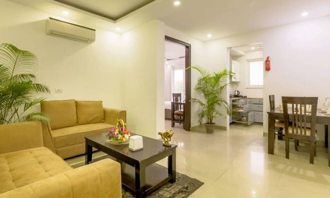 Sushant Lok Apartment | Parfait Street 2Bhk serviced apartment near Fortis Balcony