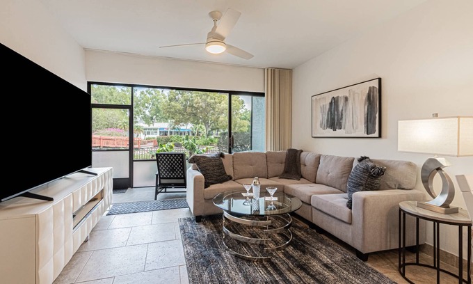 Park Shore Condo | Park Shore Resort, 1st floor newly renovated 2BR unit w/fantastic water views, 1.25 miles to beach!