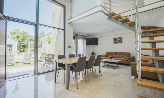 Agii Apostoli Villa | Park-view Lux Pool Villa, steps to the Beach