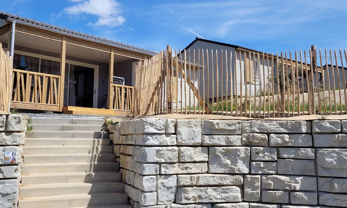 Arzal Ski Chalet | Peaceful Chalet with Pool near Gulf of Morbihan