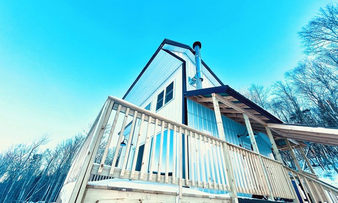 Fort Kent Mills Cabin | Peaceful Eagle Eye Cabin ON THE TRAIL in Fort Kent overlooking the St John River