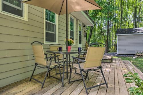 Ovid Apartment | Peaceful Finger Lakes Apartment with Patio!
