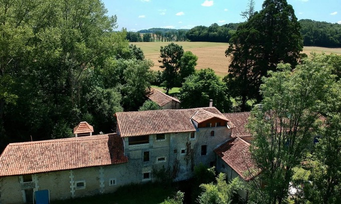 Champagne-et-Fontaine Apartment | Peaceful restored water mill in the Dordogne.