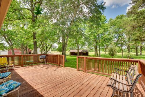 Cass County House | Peaceful Garden City Getaway with Grill and Fire Pit