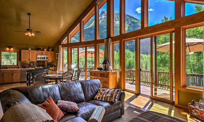 Carbondale House | Peaceful Marble, Colorado Home w/Deck & Mtn Views
