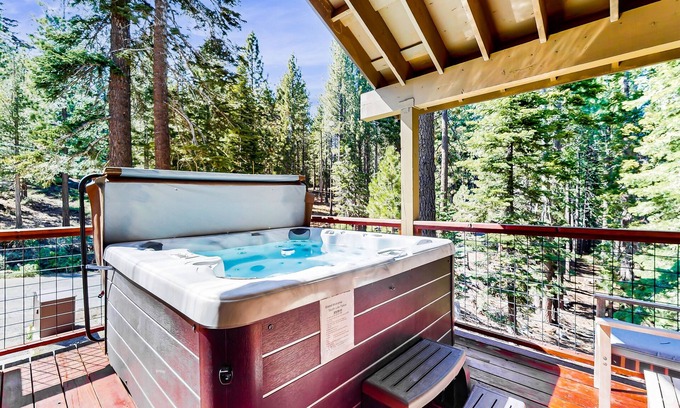 North Upper Truckee House | Peaceful Mountain Getaway w/3 Decks & Hot Tub, Near Slopes, Hiking & Lake