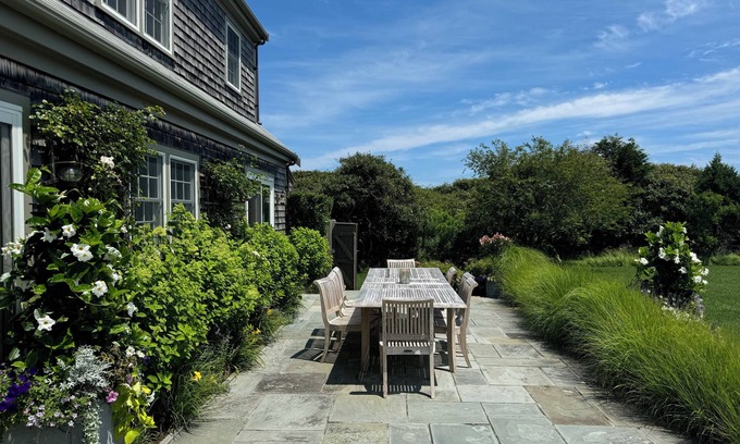Tom Nevers House | Peaceful Oasis: 5-Bedroom Home. Saltwater Pool, Hot Tub, and Attached Apartmentn