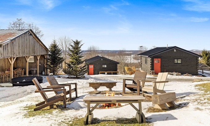 Thompson RV Rental | Peaceful Summer Cabins for Families w/Hot Tub, Firepit, Mountain Views & Trails
