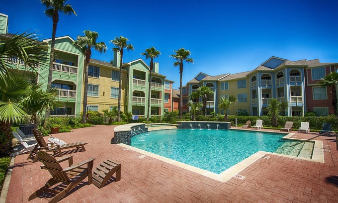 Galveston Condo | Peaceful, Tropical Beach Condo on Seawall Blvd, Galveston, Tx.