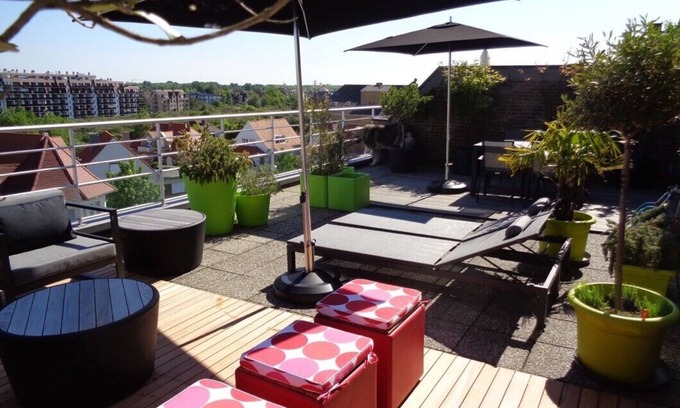 Koksijde-Bad Apartment | Penthouse Avec Superbes Grandes Terrasses