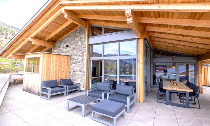 Sankt Lorenzen ob Murau Apartment | Penthouse with big terrace and outdoor sauna