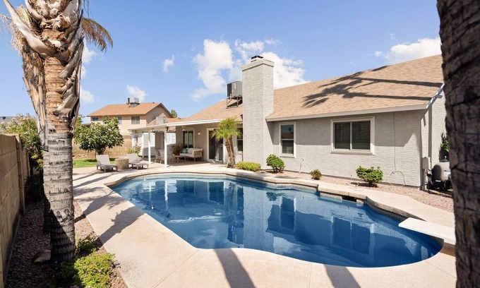 Peoria House | Peoria Oasis | 3BR Private Pool & Spacious Yard