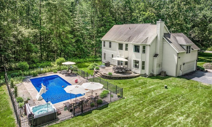 Schuylerville House | Perfect Family Retreat! Pool, Hot Tub, Game Room!