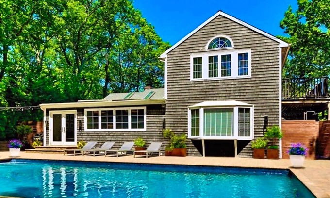 Sag Harbor House | Perfection in Sag Harbor : 5 Bedrooms with saltwater pool - walk to Beach