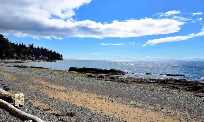 Roberts Creek Cottage | Perfectly Chic Waterfront Cottage Top Floor