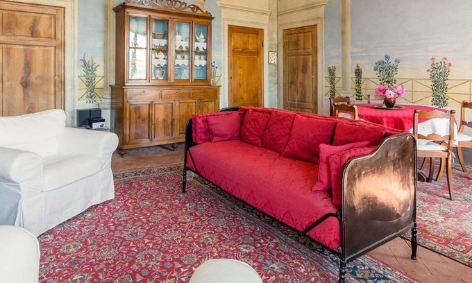 Montecastelli House | Period holiday home with frescoes and terrace