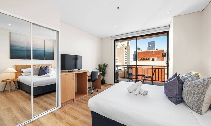 Northbridge Apartment | Perth City Retreat: Victoria Ave 1BR Apt