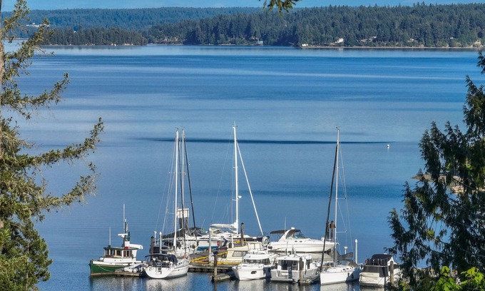 Longbranch House | Pet/Family Friendly Getaway w/Rainier and Marina Views Spacious Outdoor Space