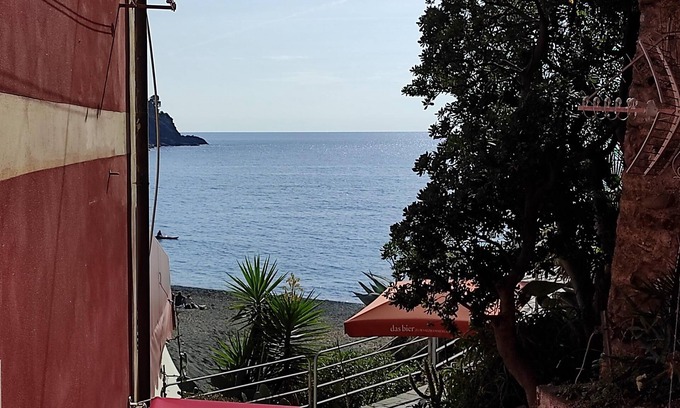 Bonassola Apartment | Pet-Friendly Apartment 'bilocale con il mare dentro' with Sea View