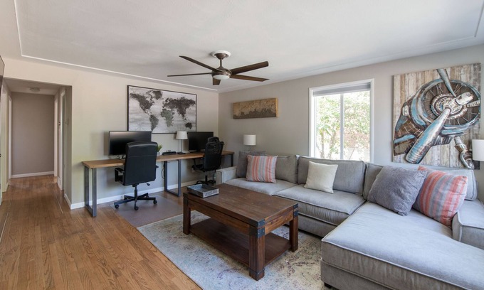 Arvada Plaza Area House | Pet Friendly, Fenced Yard, Patio, Workspace, Large TVs, Close to Old Town Arvada