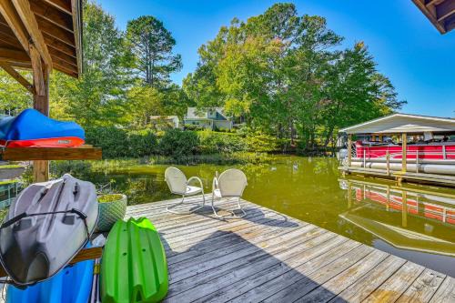 Littleton House | Pet-Friendly Home on Lake Gaston with Furnished Deck